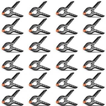 Neewer 24-pack Muslin Backdrop Spring Clamp 4.5 inches/11.4 centimeters Heavy Duty Clip for Photo Studio Photography Backgrounds, Canvas, Artwork or Home Applications