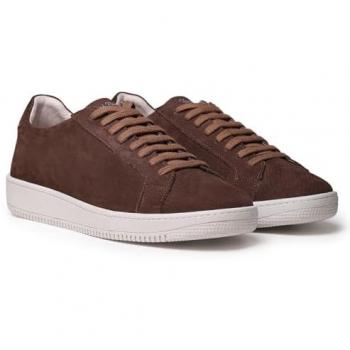 Toni Pons Zapatillas de hombre DALMAU - Zapatillas de serraje con cordones, piel nobuck, color marrón, talla 41 EU