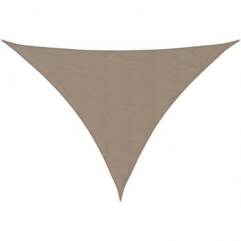 Toldo de Vela Triangular Oxford 5x7x7 m Color Taupe
