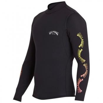 2018 Billabong Revo Pumpr 2mm Long Sleeve Neoprene Jacket BLACK H42M06 Sizes- - ExtraLarge