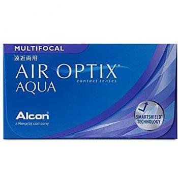 AIR OPTIX Lentes de contacto multifocales mensuales, R 8.6, D 14.2, 5.25 dioptría, adición alta - 6 lentillas