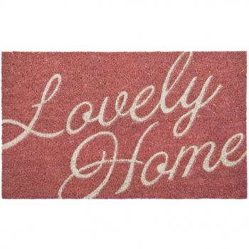 Clayre & Eef MC094 Lovely Home Roza - Felpudo