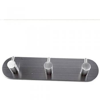Percha de Pared , Soporte Colgador ,Gancho Baño Organizador de Acero inoxidable para Colgar 1,2,3 Ganchos