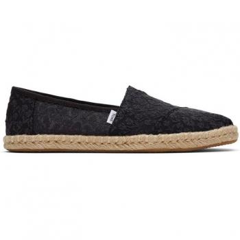 Alpargatas de mujer en lona Toms - Negro
