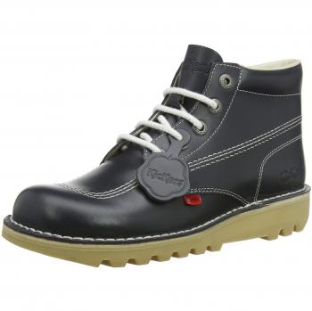 Kickers Men's Kick Hi Leather Boots - Navy Blue - Size UK 7 - Extra Comfortable, Added Durability, Premium Quality