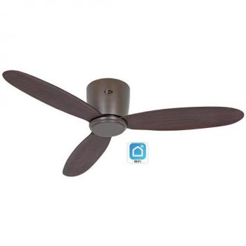 Ventilador de Techo Inteligente CasaFan Eco Plano II 112 cm Nogal Wi-Fi