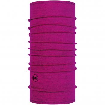 Buff Magenta Melange Tubular Lana Merino Midweight, Mujer, Talla única