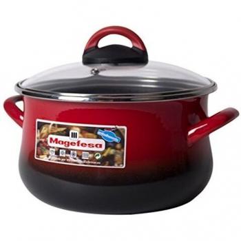 Magefesa Rosso Olla, Acero, Rojo, 24 cm