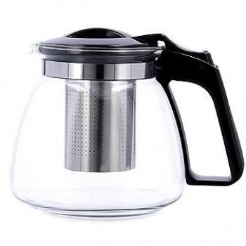 Tetera Quid Serenia 900 ml Transparente de Vidrio con Filtro de Acero Inoxidable