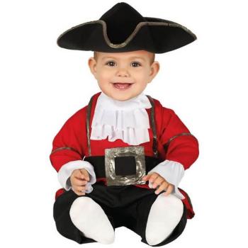 Disfraz de Pirata Rojo para bebé