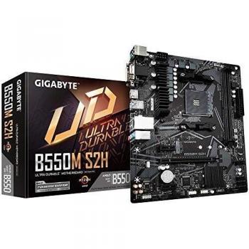 Gigabyte Technology B550M S2H mATX Mainboard Sockel AM4 M.2/HDMI/DVI/VGA/USB 3.2