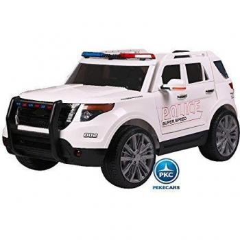 PEKECARS COCHE POLICIA 12V 1P 2.4 G LUCES Y SONIDO
