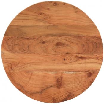 Tablero de mesa redondo madera maciza de acacia Ø40x3,8 cm