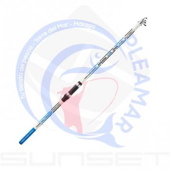 Caña de Pesca Sunset Arkana ZXR 350-4 Telescópica para Fondos