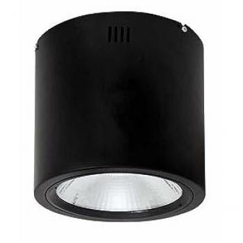 Foco LED Superficial Tubular 30W 4000K 2400lm Negro