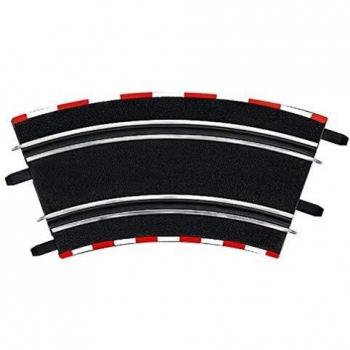 Carrera - GO 143: Curva peraltada 2/45, 4 Piezas, Escala 1:43