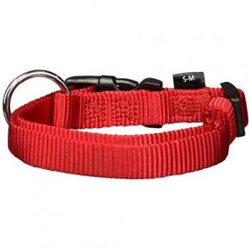 Collar Classic, S-M, 30-45cm/15mm, Rojo