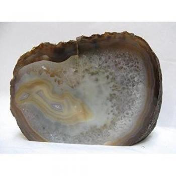 natural mente – Ágata, Ágata Extremo, 1,0 kg, aprox. 16 cm, mineral, cristal, piedra, Ágata curativas Geode, nº 1245