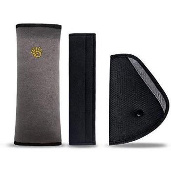 URAQT Almohadillas para Cinturón de Seguridad,Almohadillas Protectores de Coche Hombro, Auto Almohada para Cinturón de Seguridad Soporte de la Cabeza Proteja Hombro