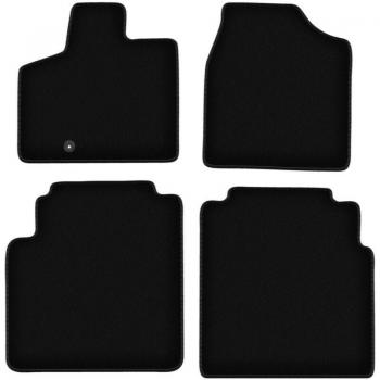 Alfombrillas Básicas de Terciopelo Negro para Volkswagen Routan Monovolumen (2008-2016)