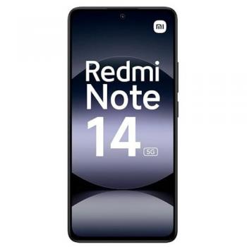Smartphone Xiaomi Redmi Note 14 5G, 6GB RAM, 128GB ROM, Pantalla de 6.67, Cámara de 108MP, Dual SIM, Negro Medianoche