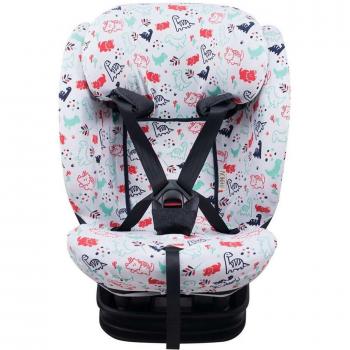 Jyoko Funda para Silla de Coche Maxi Cosi - Bébé Confort Titan Pro - Protección Óptima del Asiento - Diseño Dino Party