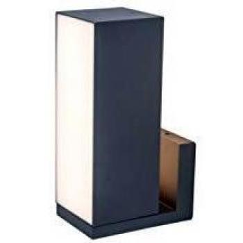 Aplique LED exterior inteligente Cuba 15W 1000lm 2700-6500K IP54 gris oscuro