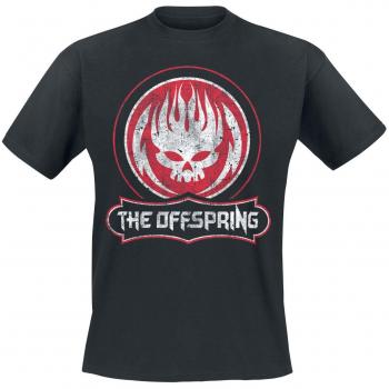 The Offspring Distressed Skull Men's T-Shirt - Black - Sizes S to XXL - 100% Cotton
