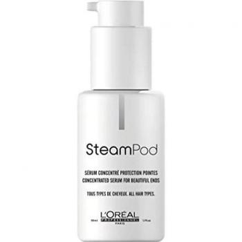 L'Oréal Professionnel | Sérum Concentrado Protección de Puntas Steampod, para Cabellos Dañados o Sensibilizados, 50 ml