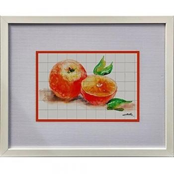 Dósfer 61951 - Cuadro decorativo, Frutas de cocina, 45 x 37 cm