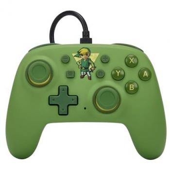 PowerA Zelda Toon Link Nano Wired Controller Green for Nintendo Switch