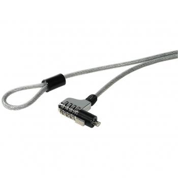 Candado de Seguridad para Laptop Hama con Combinación Numérica de 4 Dígitos y Cable de Acero de 1,8m