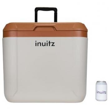 Nevera Portátil con Ruedas Inuitz Island Roller 50 Litros - Aislante de Poliuretano, Asa Telescópica Plegable, Ruedas Reforzadas para Camping y Playa