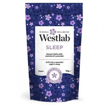Westlab 's Sleep Epsom & Sales del Mar Muerto con lavanda y jazmín, 1 kg