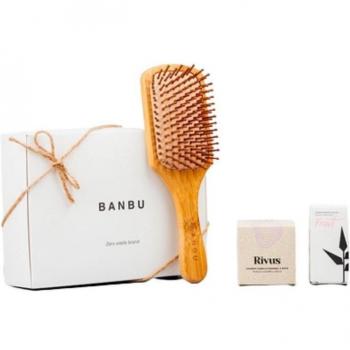 Banbu Pack Hair Care 1 Cepillo + Champú Sólido + Acondicionador