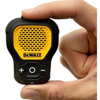 DeWalt Jobsite Pro IP56 Bluetooth Speaker - Dust and Water Resistant Wearable Mini Speaker