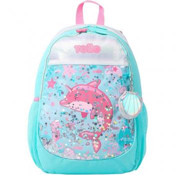 TOTTO - Mochila infantil grande - Pink Ocean-Z9LL