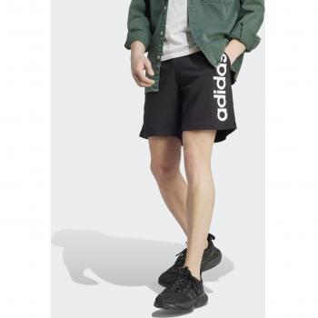 Pantalón Corto Adidas AEROREADY Essentials Single Jersey Linear Logo Hombre Negro