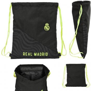 Mochila Saco Real Madrid Tercera Equipación 2022/2023 Negra 35x40x1cm