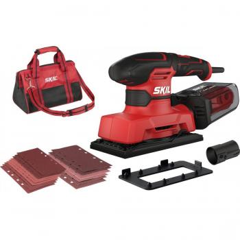 Lijadora orbital vibrante SKIL 7362 DA 280W con 15 lijas y bolsa