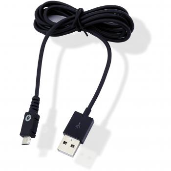 Cable USB 2.0 Micro-USB B a USB A de 3 m, carga y sincronización 2.1A, color negro