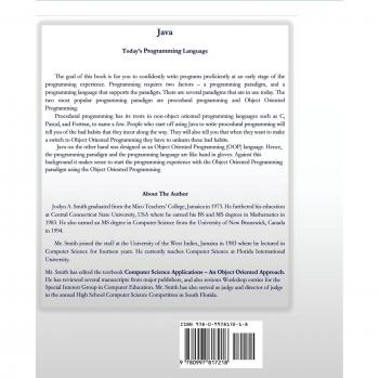 Java: Today's Programming Language - Volume I by Joslyn A. Smith