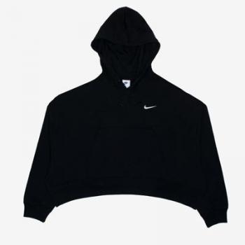 Nike Women's Oversized Hoodie Black/White Size L