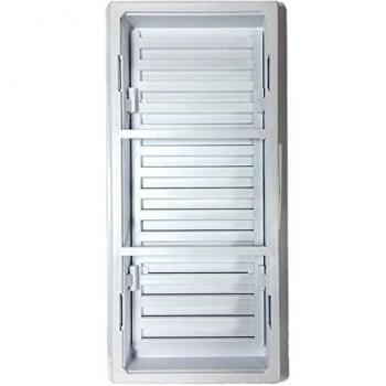 Hidrafix 3500I Rejilla Ventilación PVC con Cierre, 13.5 x 26 mm