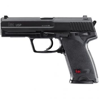 Umarex U25561. Pistola airsoft H&K USP Gas Co2. Calibre 6mm. 1,3 Julios de potencia
