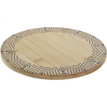 Salvamantel de bambú natural para decoración del hogar