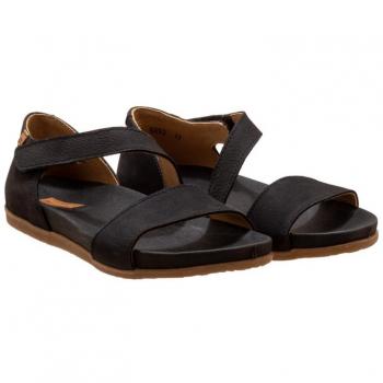 Sandalias de Piel Zumaia negro El Naturalista