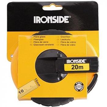 Ironside 150226 20 m x 15 mm Fibra de Vidrio Cinta métrica – Multicolor