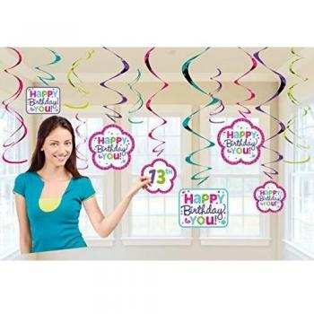 Amscan – 670431 personalizable remolinos decoración