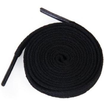 6 Pares 45 Pulgadas 8cm Cordones de Zapatos de Deportes o Botas - Negro